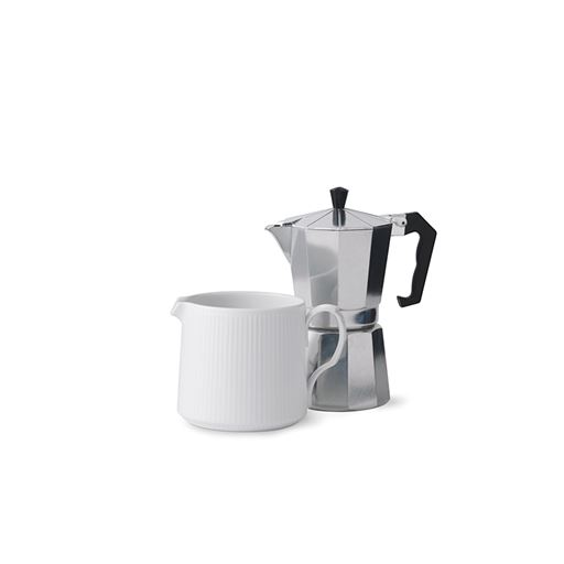 Royal Copenhagen Hvid Riflet Kande, 0,7 L