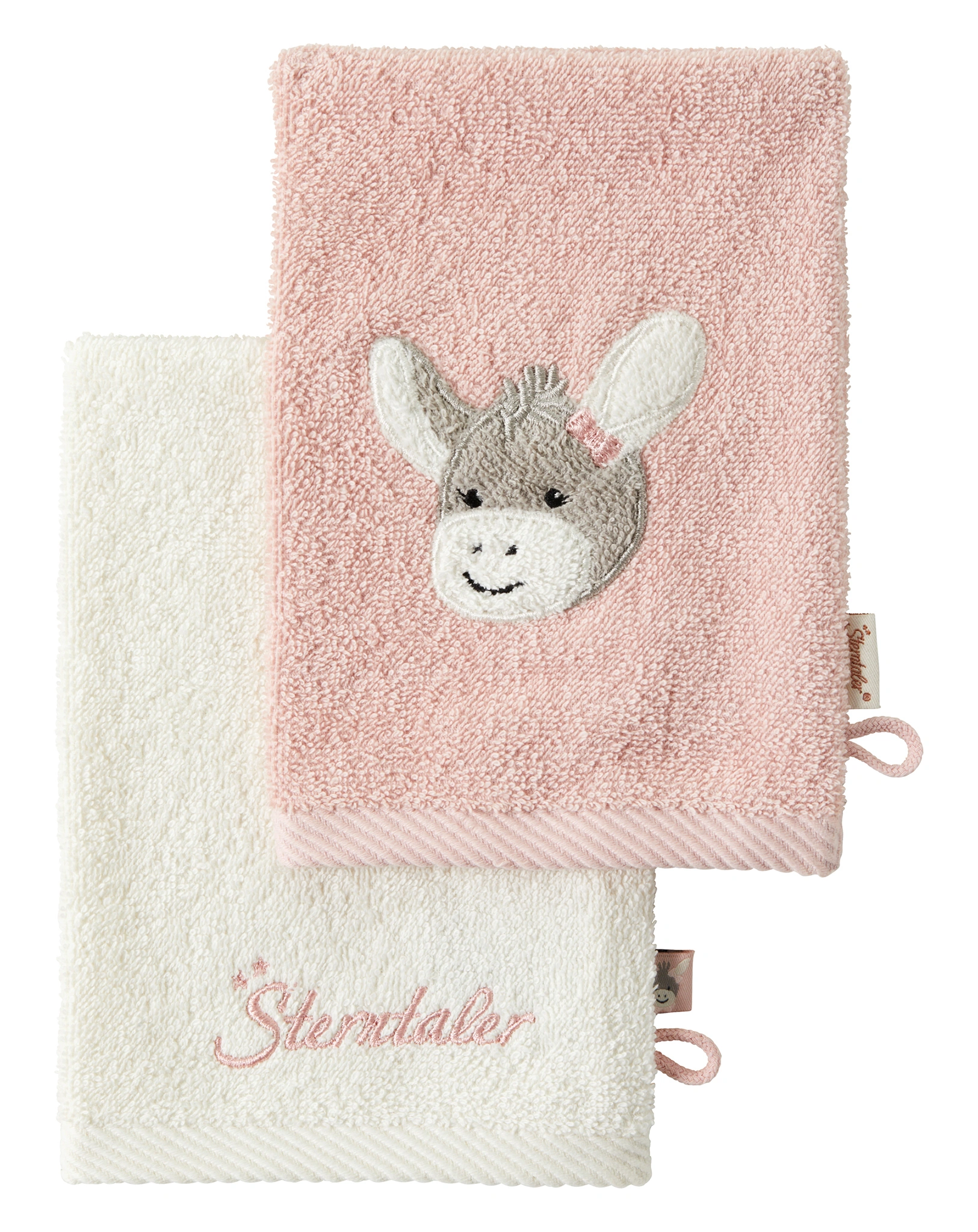Waschhandschuh EMMI GIRL 2er-Set in zartrosa
