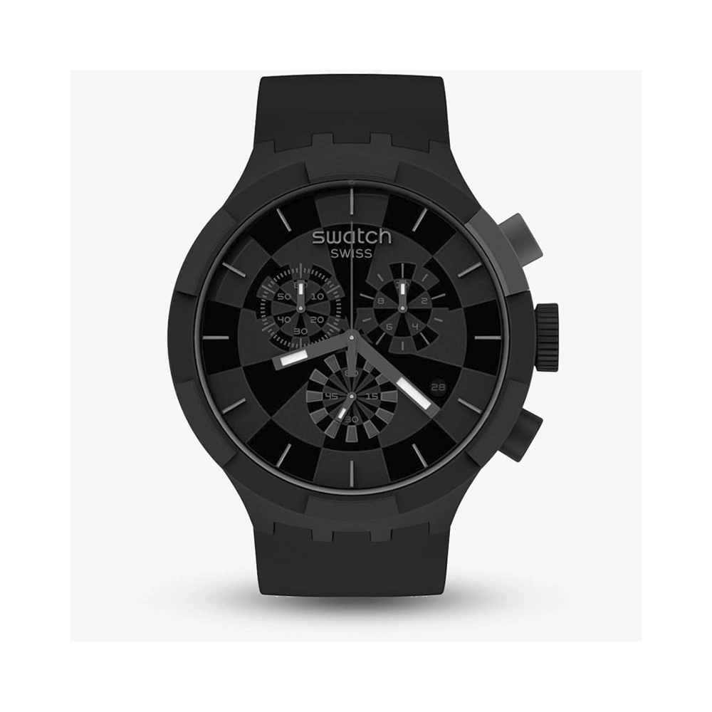 Swatch Checkpoint schwarz Armbanduhr