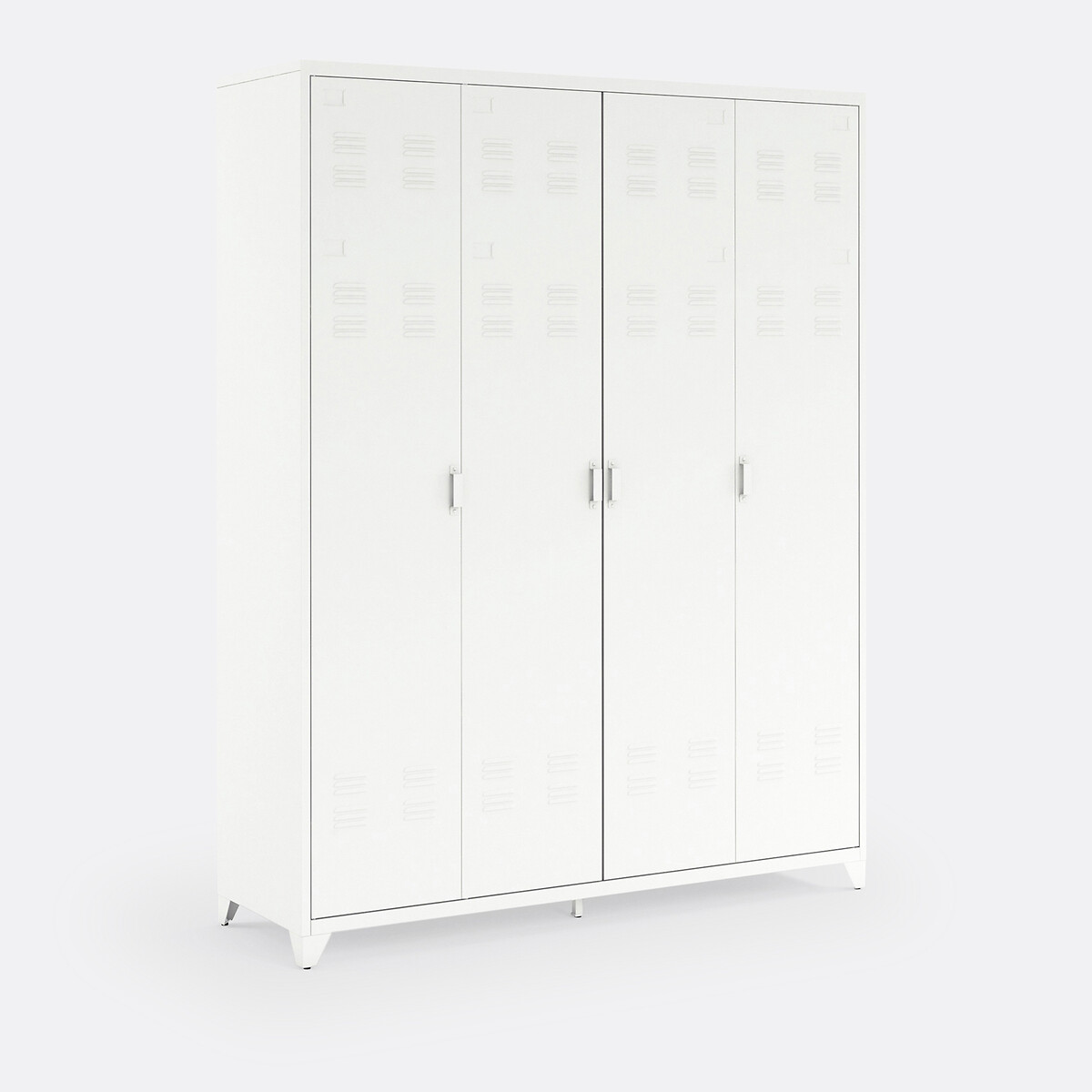 LA REDOUTE INTERIEURS<br>Armário metálico, 4 portas, Hiba