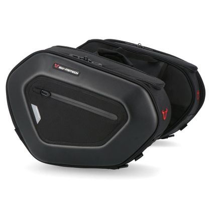 Sacoches cavalières SW-MOTECH PRO BLAZE (2 x 20 litres) AVEC SUPPORT - Noir