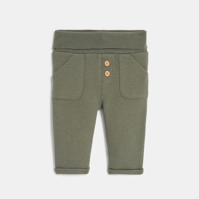 Sweat tortue et pantalon vert bébé garçon Vert