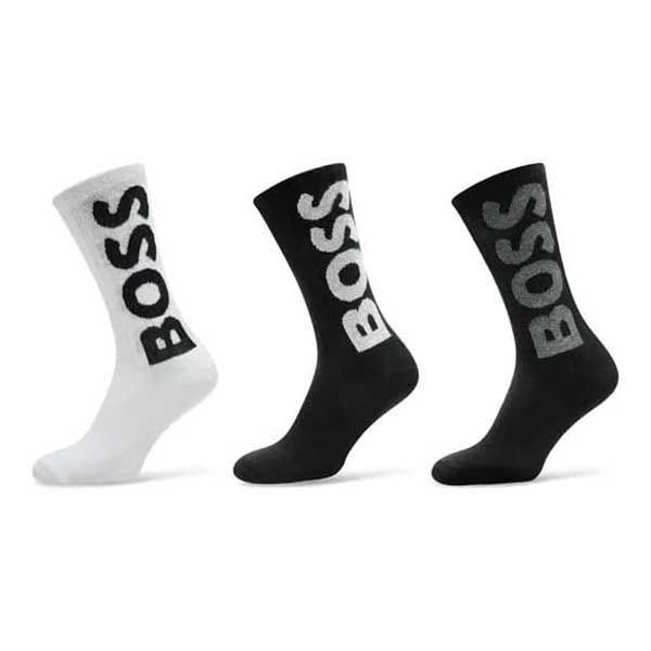 Boss Meias Rib Logo 10263518 3 Pares Open Miscellaneous 39-42