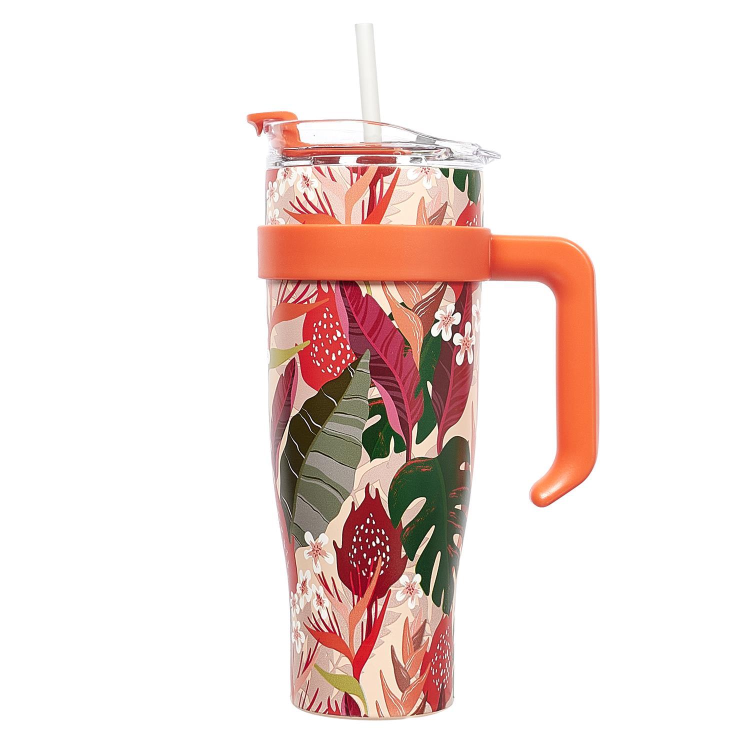 MUG TRANSPORT MIAMI FLEURS TROPICALES 1.2L