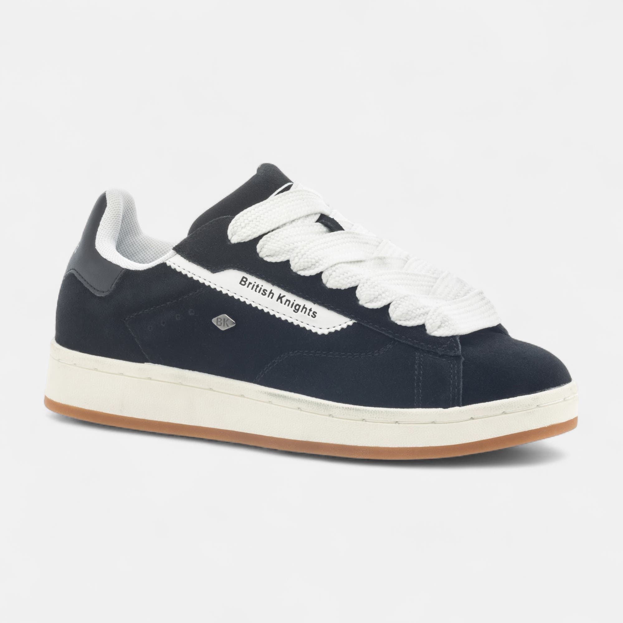 Baskets basses Femme en cuir noir