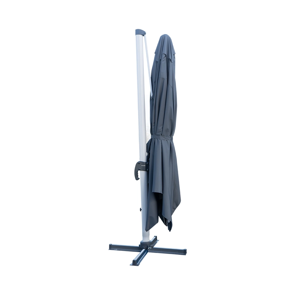 CONTINI De Luxe Ampelschirm 3x3m, Farbe anthrazit
