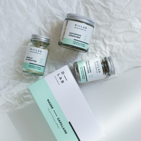 D-LAB NUTRICOSMETICS Programme Masse-Capillaire 2 mois