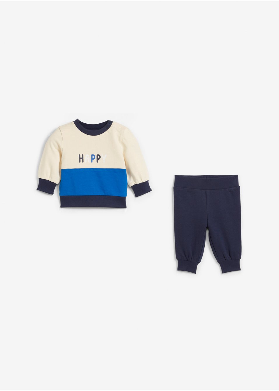 Sweat-shirt et pantalon bébé en sweat léger (Ens. 2 pces.)