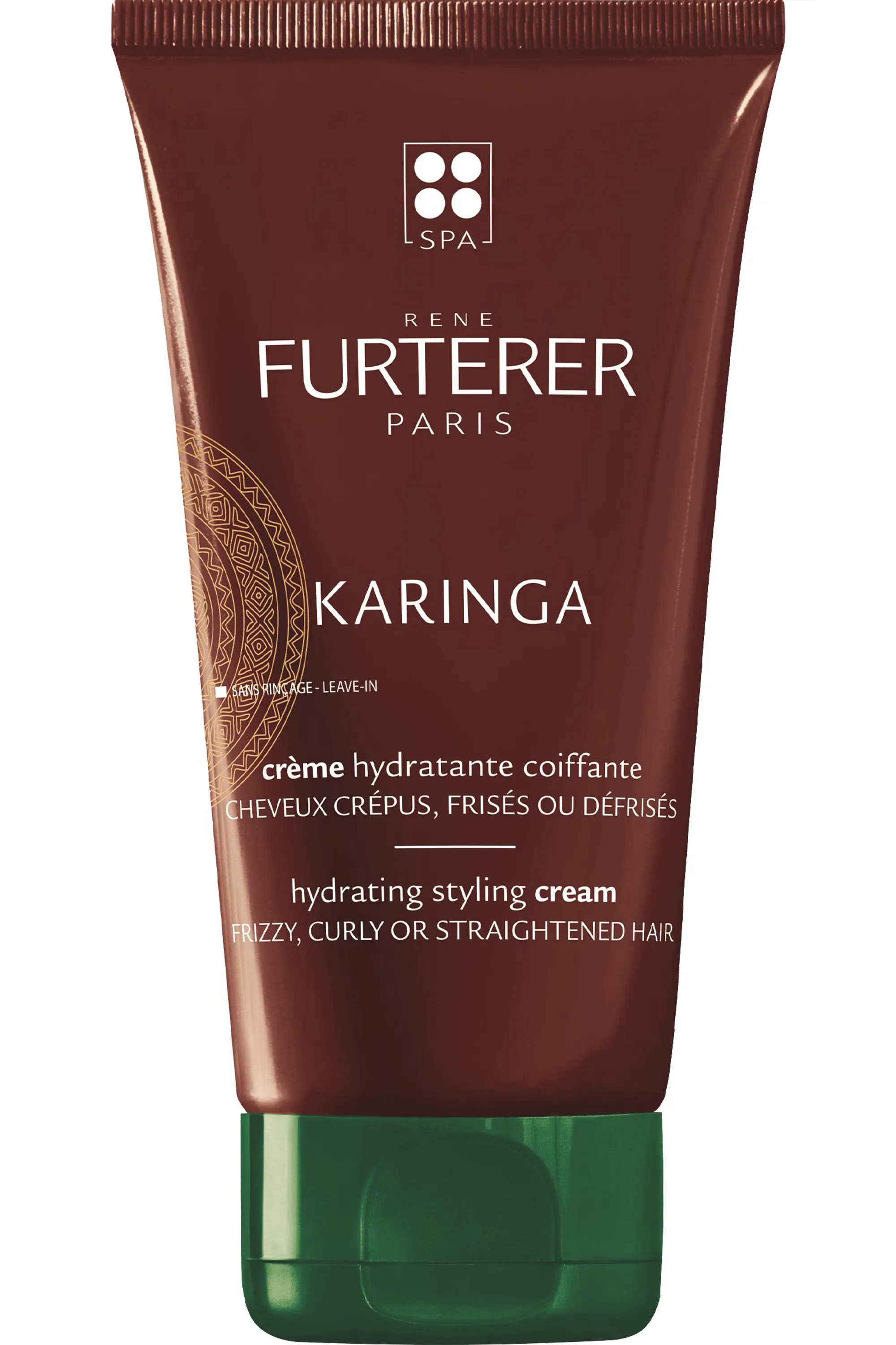 René Furterer Crème hydratante coiffante pour cheveux crépus, frisés, défrisés Karinga-150 ml