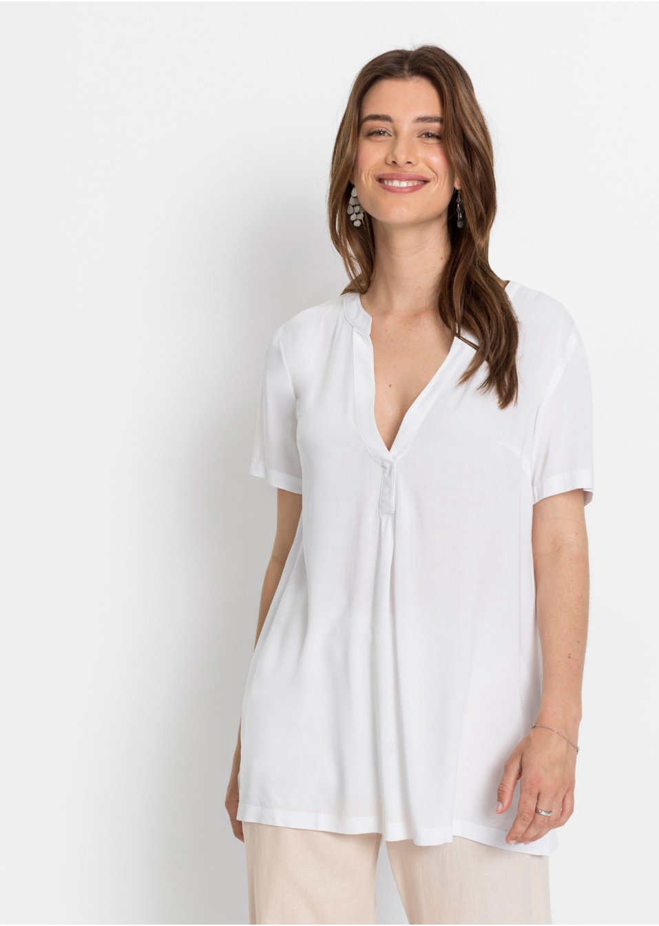 Tunique longue en viscose
