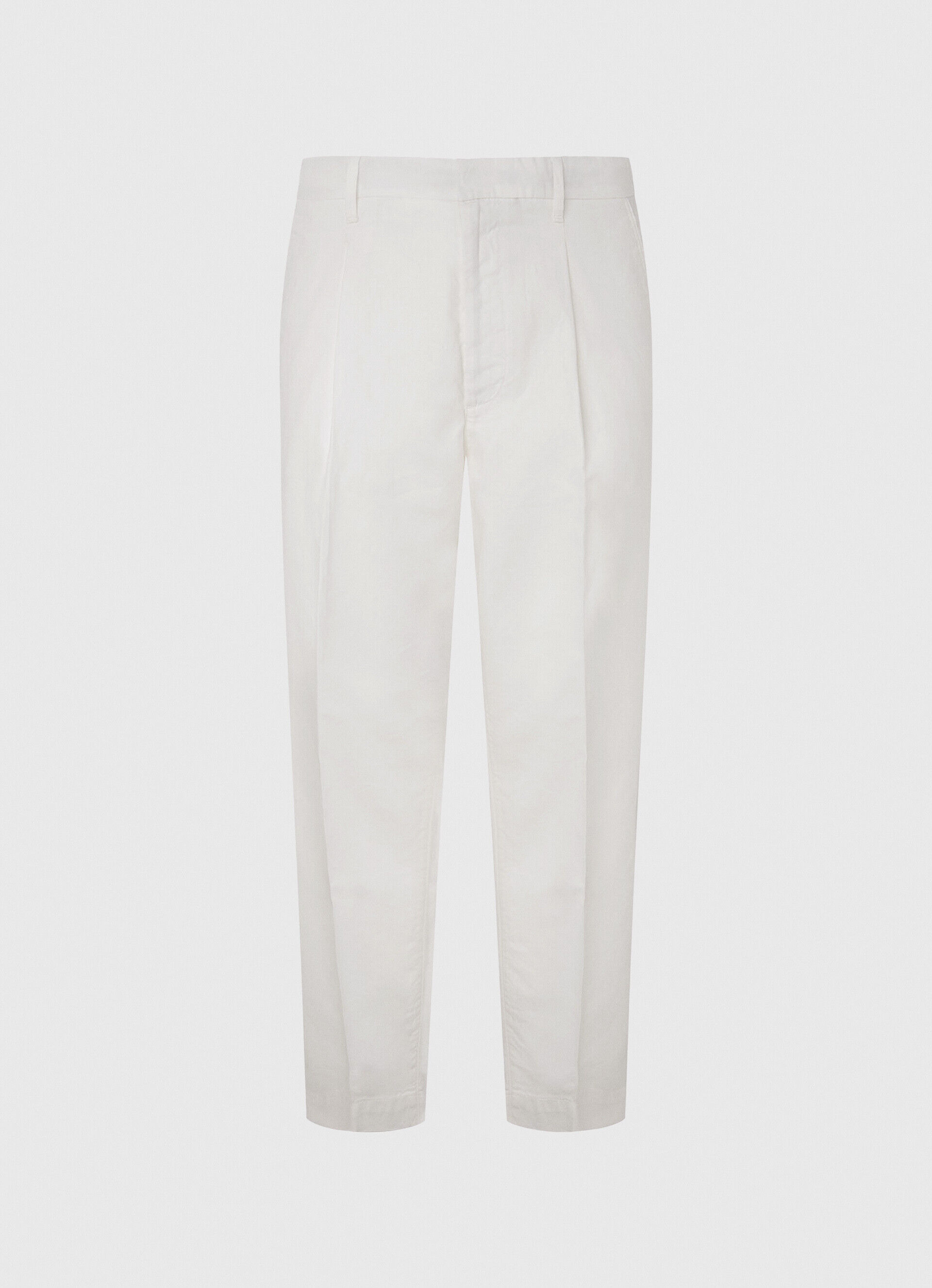 PANTALONES CHINOS FIT RELAXED ARROW - ivory white