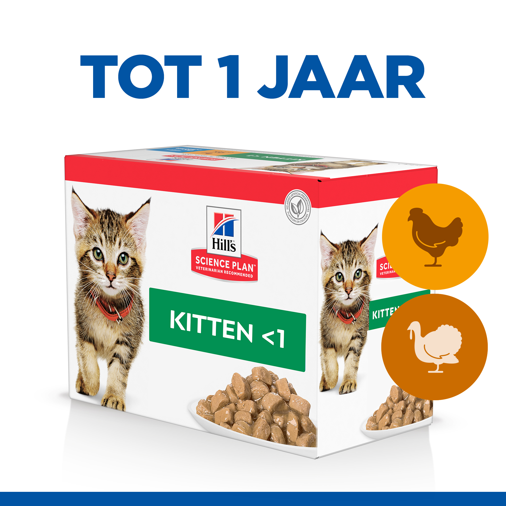 Hill's Science Plan - Kitten - Maaltijdzakje - Poultry Selection