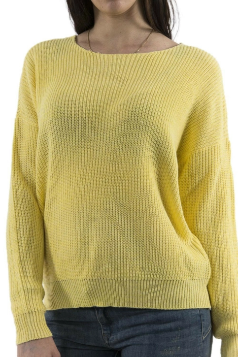 pull léger Veromoda 10211511 tida jaune