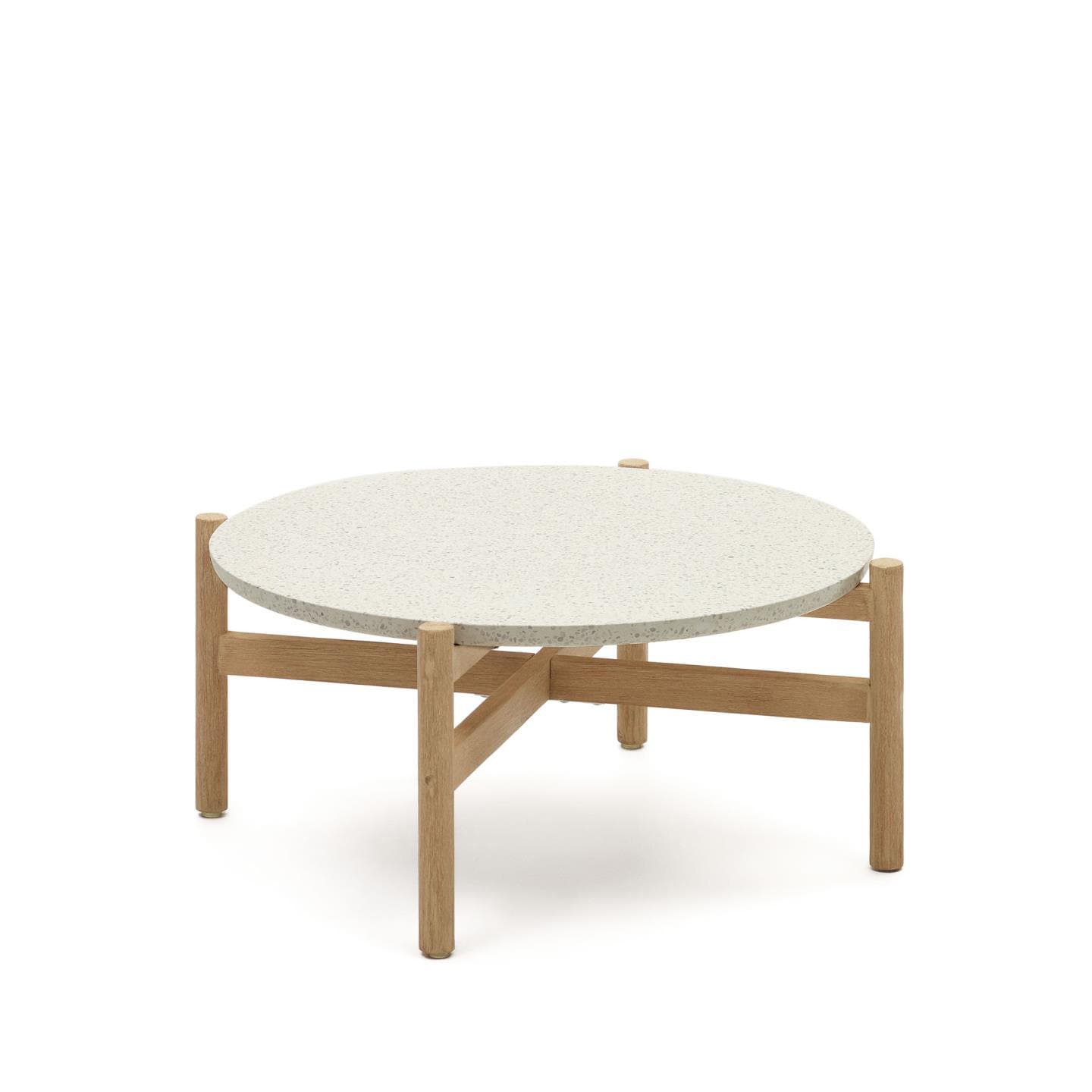 Kave Home Loungetisch POLA 88 cm naturfarbig