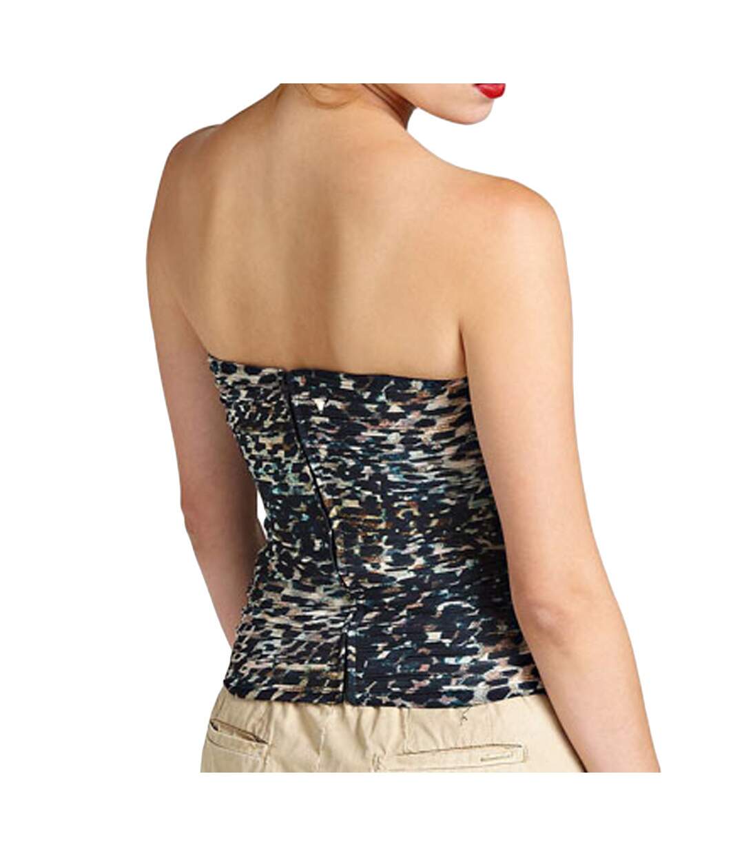 Top Bustier Léopard Femme Guess Saskia