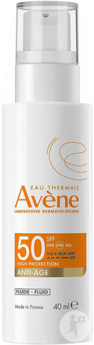 Avène Solaire IP 50 Anti-Age Fluide Quotidien Haute Protection Peau Sensible 40ml