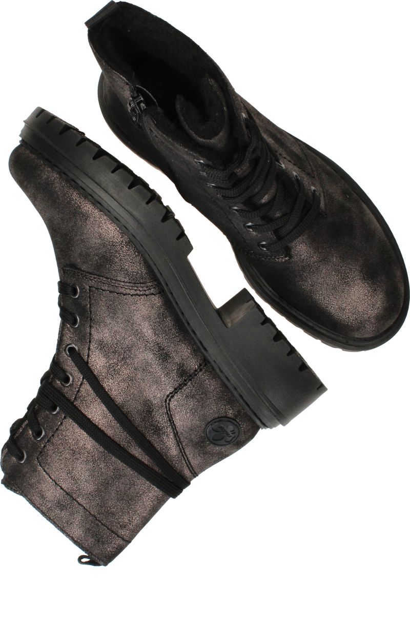 Rieker Veterboots Zwart Dames