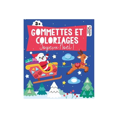 Colos et gommettes Joyeux Noël ! - livre d'activités