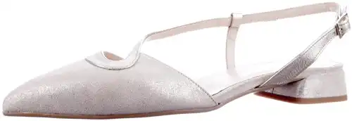 Roberto d'Angelo beige/goud combi Colmar - maat 43 slingback beige/goud combi - maat 43 Calandschoen