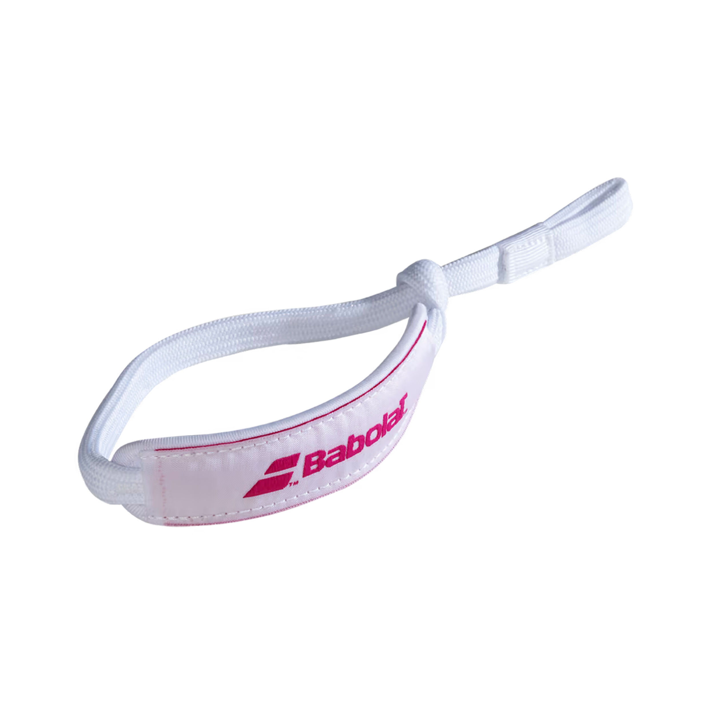 Babolat Wrist Strap Boucle De Raquette - Blanc , Pink
