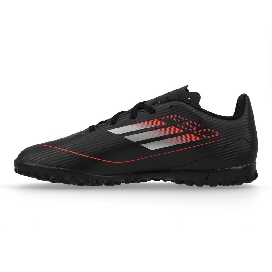adidas F50 Club TF Stealth Victory - Noir/Argenté/Lucid Red Enfant