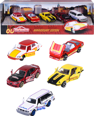 Majorette Anniversary Edition Biler 5-Pack