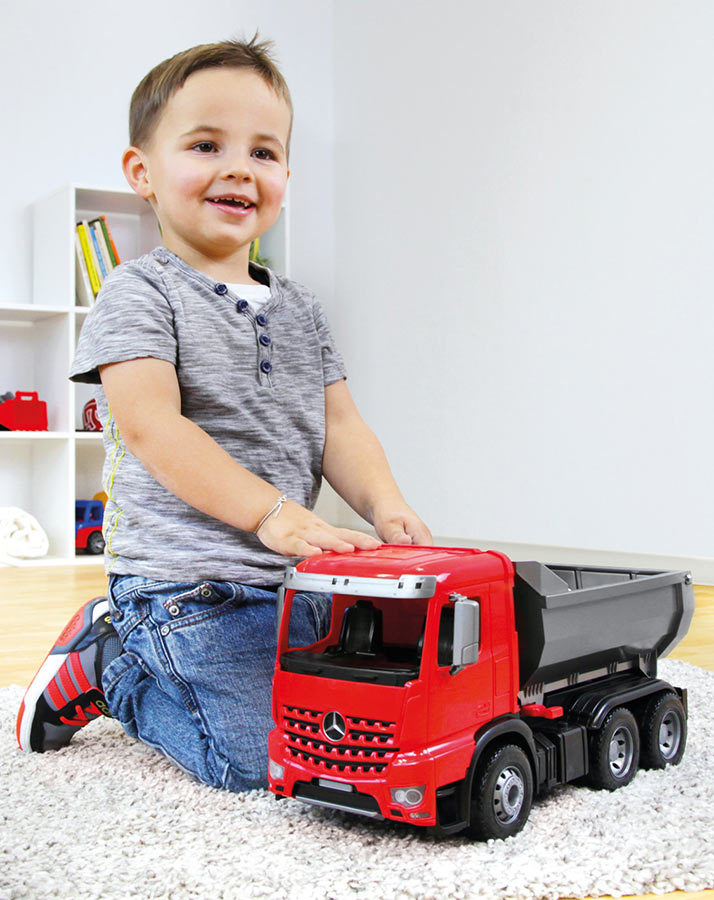 Muldenkipper WORXX in rot/grau