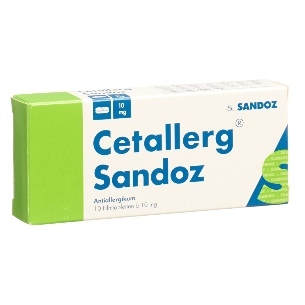 CETALLERG Sandoz Filmtabl 10 mg Blist 10 Stk