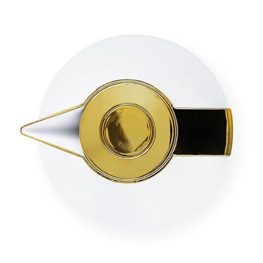 ​Normann Copenhagen - Geo Vacuum Jug - White/Gold