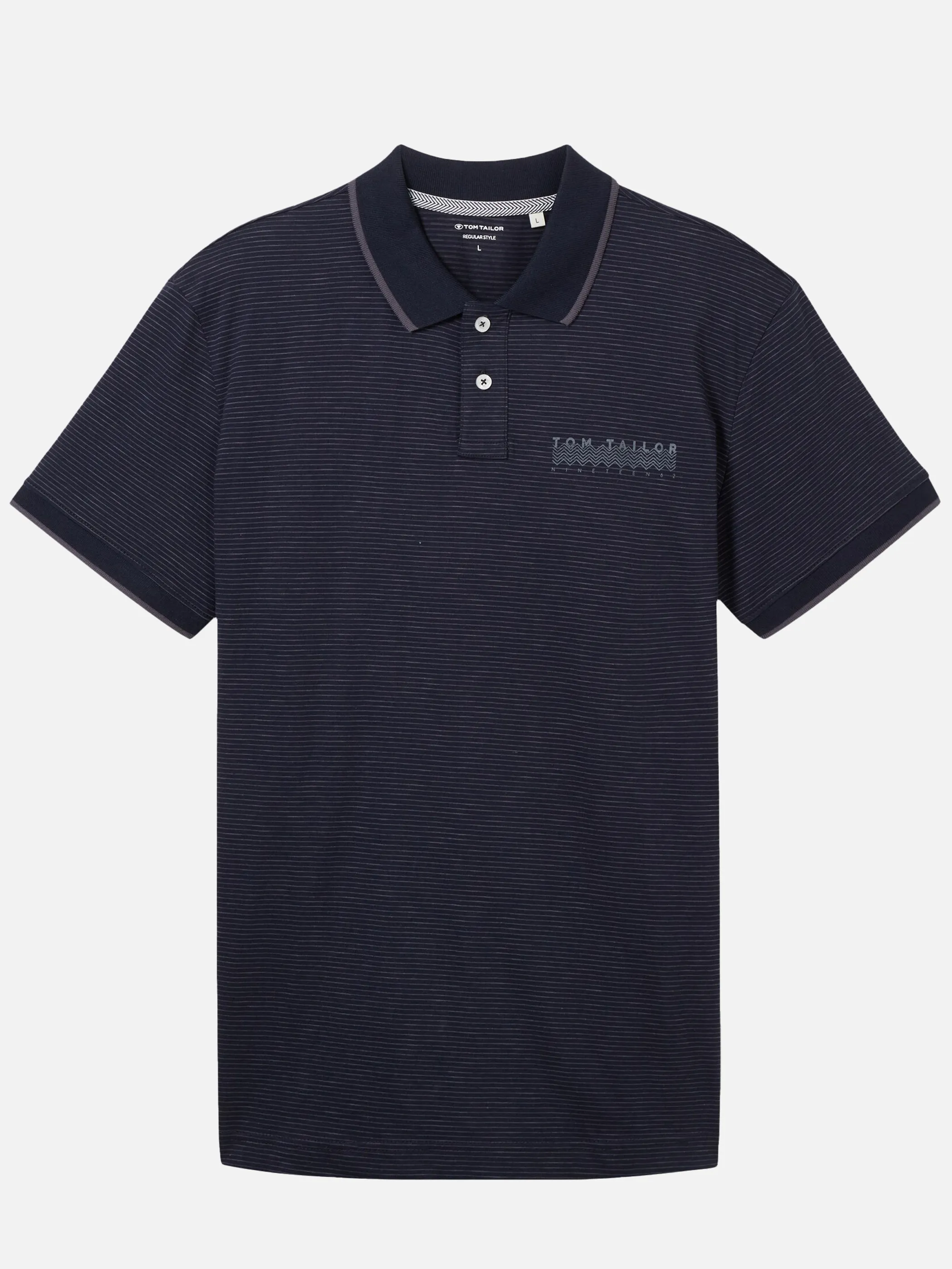 Herren Poloshirt mit Streifen