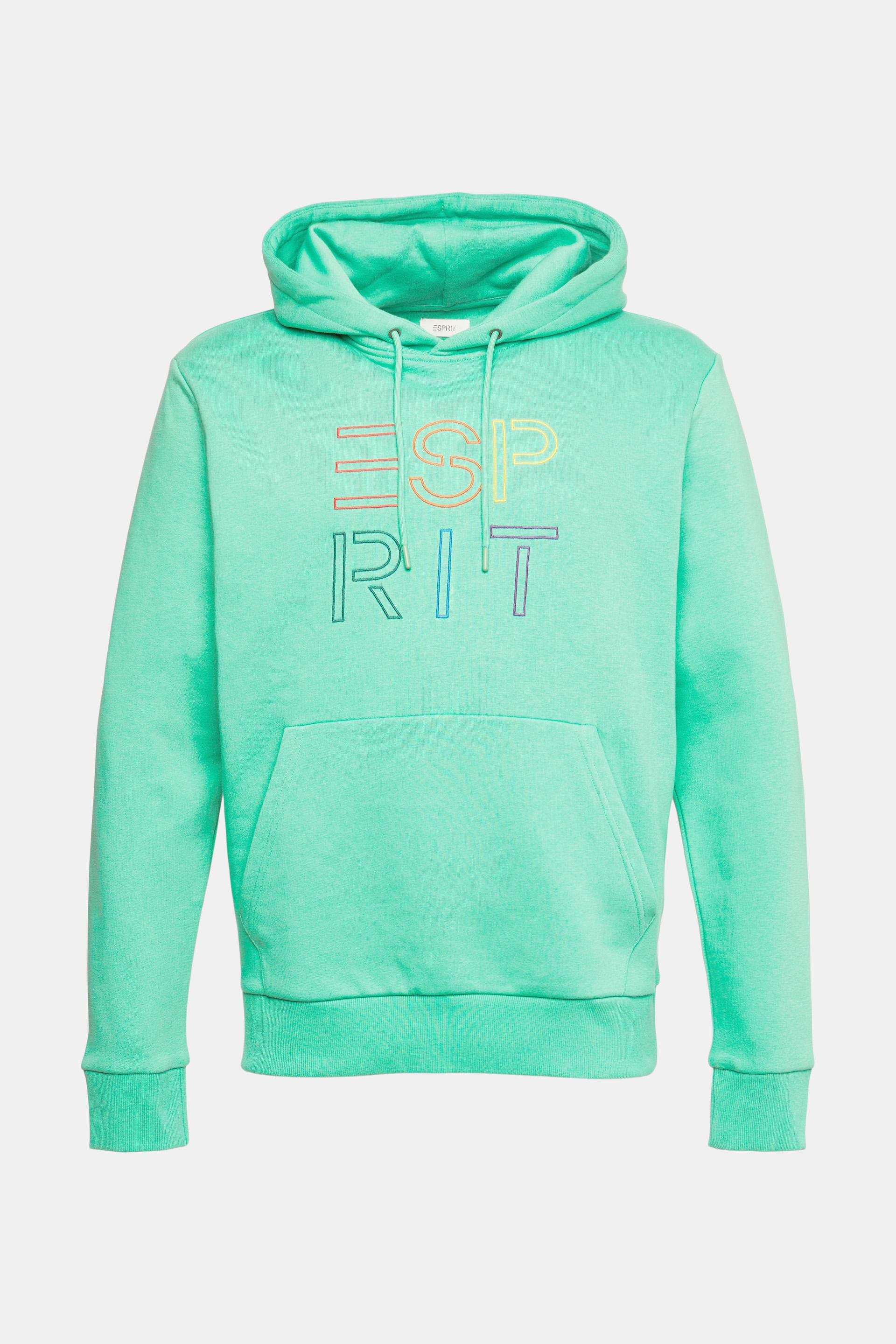 En matière recyclée : le sweat à capuche à logo brodé