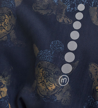 Minymo Schneeanzug - Navy m. Hunde