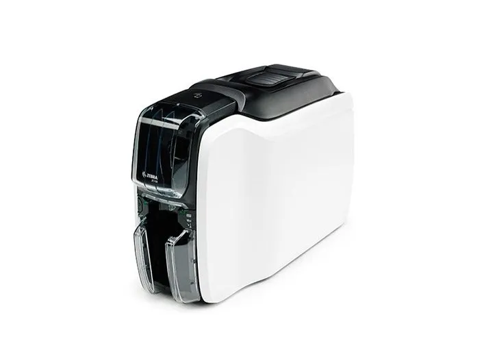 Zebra ZC100 - Plastikkortprinter - farve - blæksubliminering/termisk transfer - CR-80 Card (85.6 x 54 mm) - 300 dpi - op til 700 kort/time (mono) / op til 150 kort/time (farve) - kapacitet: 100 kort - USB 2.0