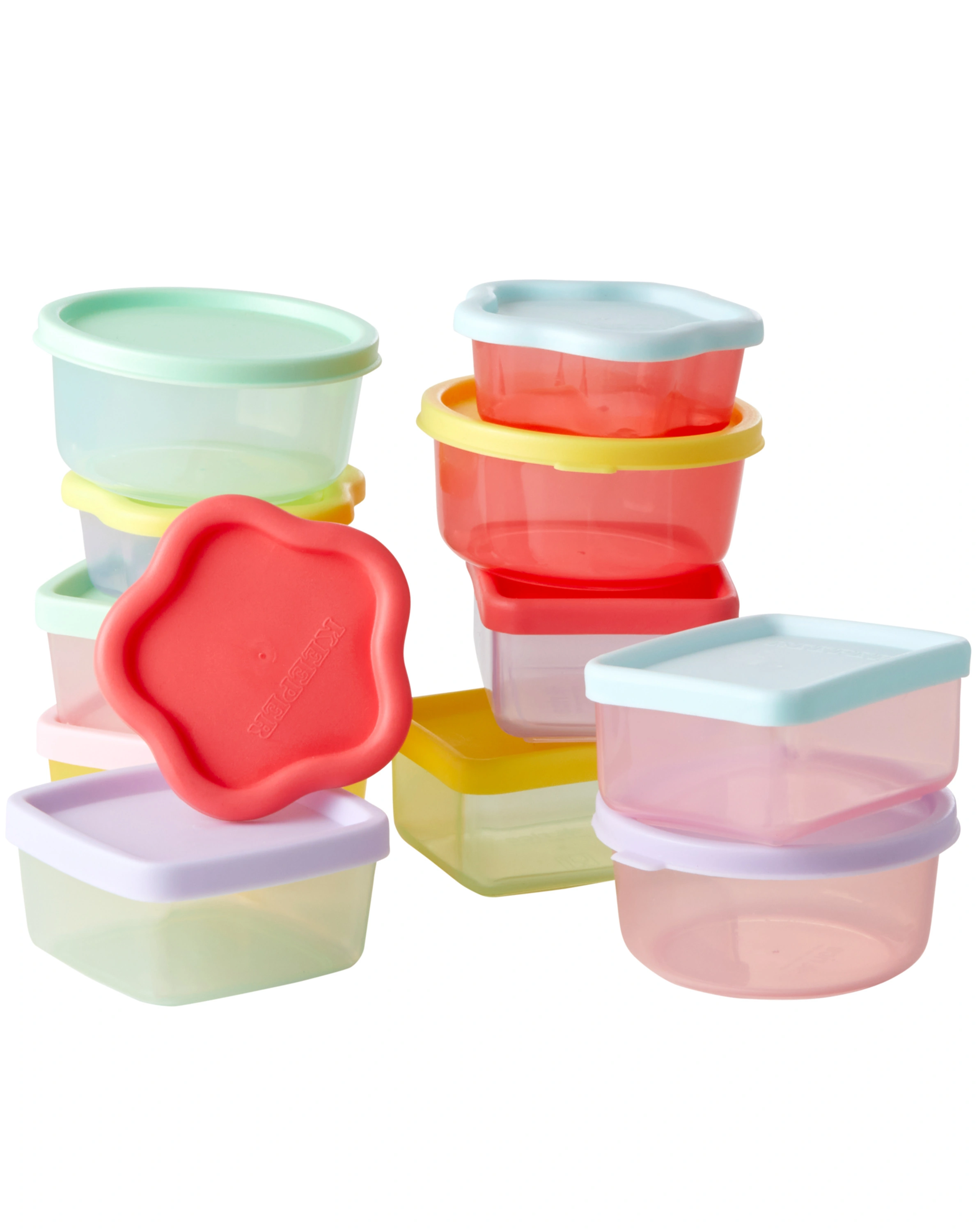 Snackbox MANY SHAPES 12er-Pack in bunt