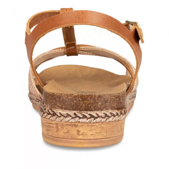 Sandales COGNAC MEGIS CASUAL