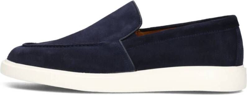 STEFANO LAURAN Instappers Heren 7137 Maat: 40 Materiaal: Suède Kleur: Donkerblauw