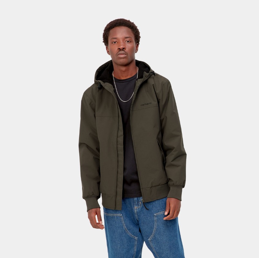 Carhartt WIP Hooded Sail Jacket Cypress / Black
