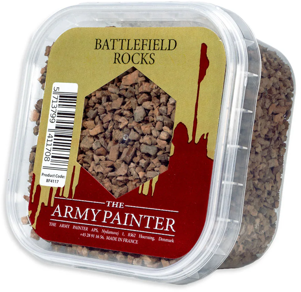 The Army Painter  Battlefield Basing: Battlefield Rocks    Der perfekte Untergrund für deine Miniaturwelten