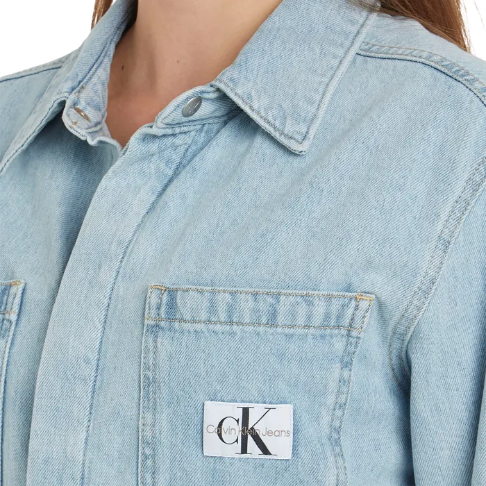 Calvin Klein Denim Overhemdjurk Dames