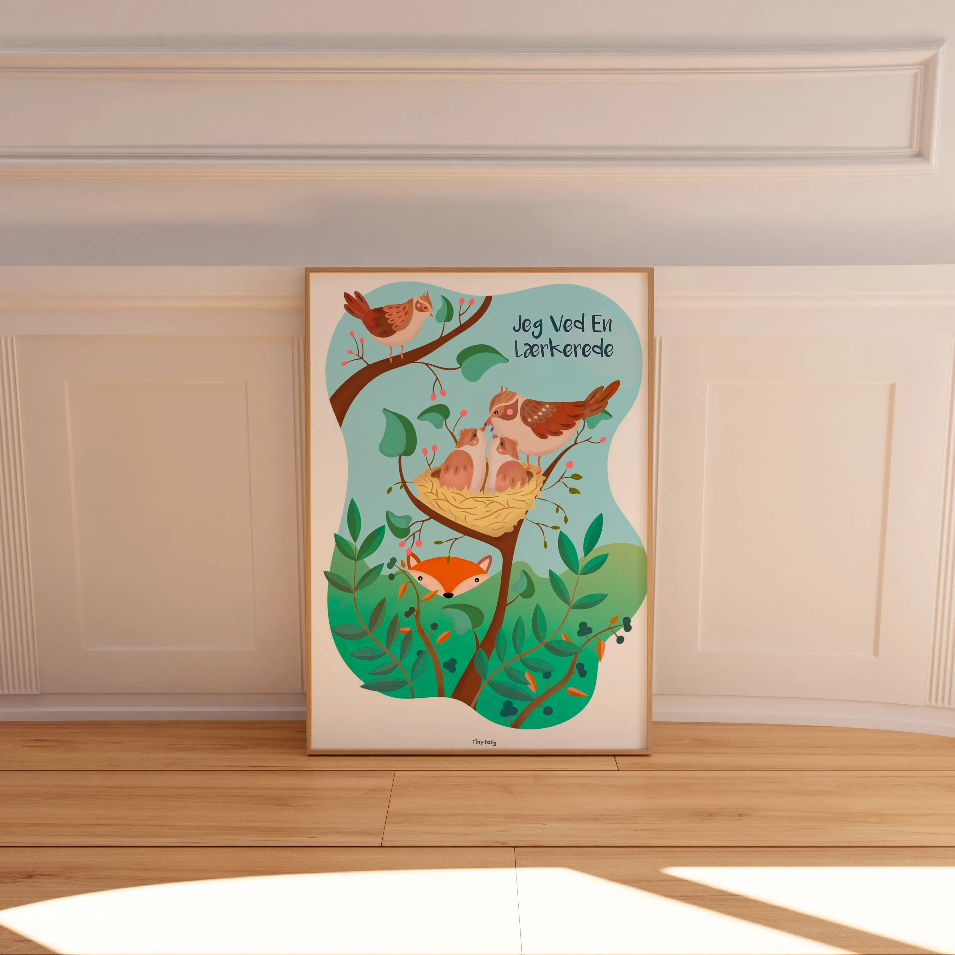 Poster&Frame Plakat - Jeg ved en lærkerede