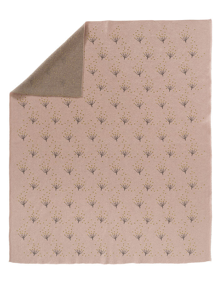 Kuscheldecke DANDELION (80x100) in altrosa