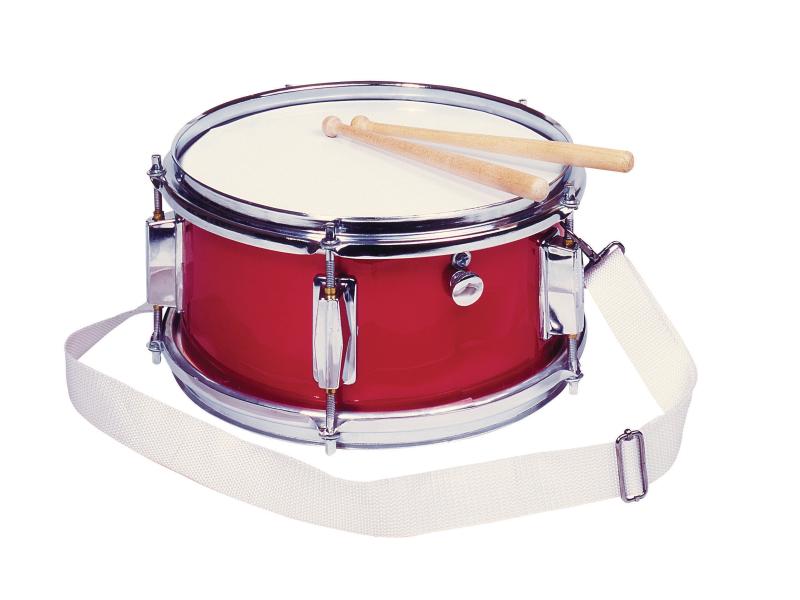 Goki Musikinstrument Spielmannszugtrommel mit Snare Der Rhythmusgeber