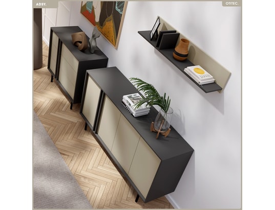 OTITEC - Commode - l.93 x h.87 x p.43 - adsy - beige