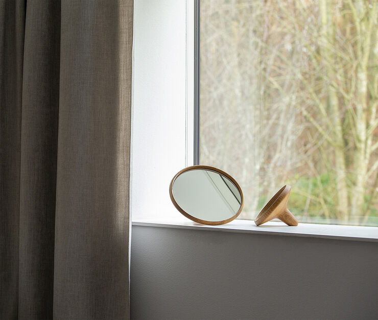 Spring Copenhagen Satelite mirror - Small Brun
