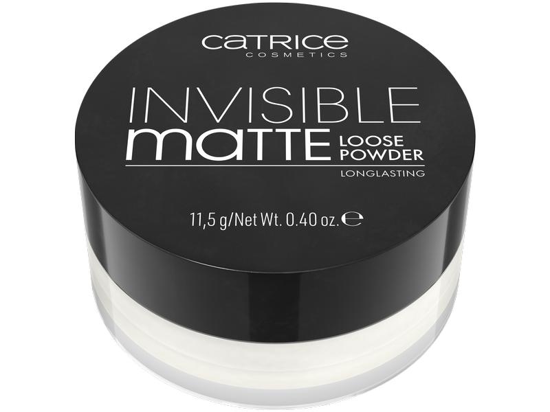 Catrice Invisible Matte Loose Powder 001 Universal Transparenter, loser Puder für ein langanhaltendes und mattes Finish