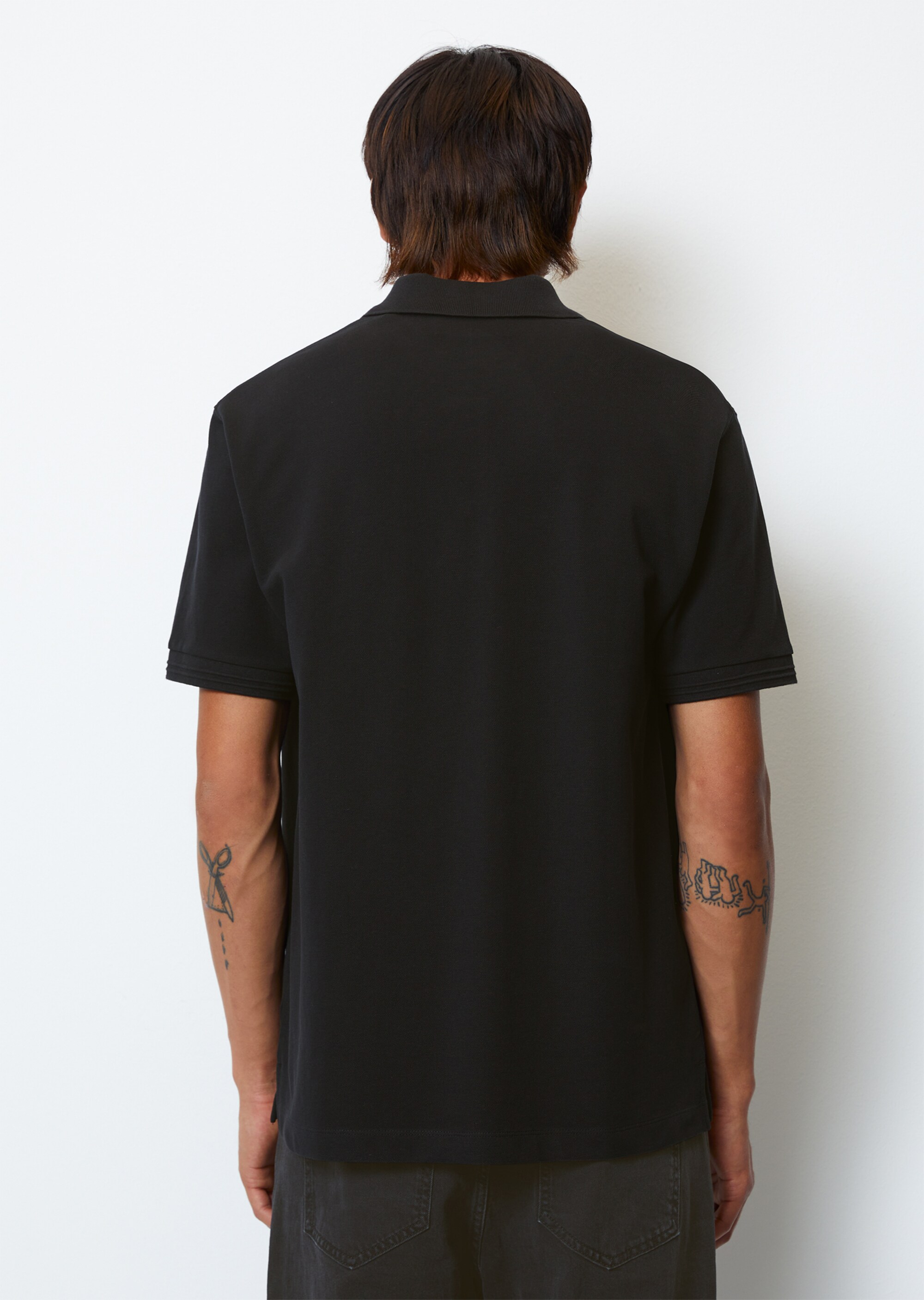 Kurzarm-Poloshirt Piqué regular aus Organic Cotton