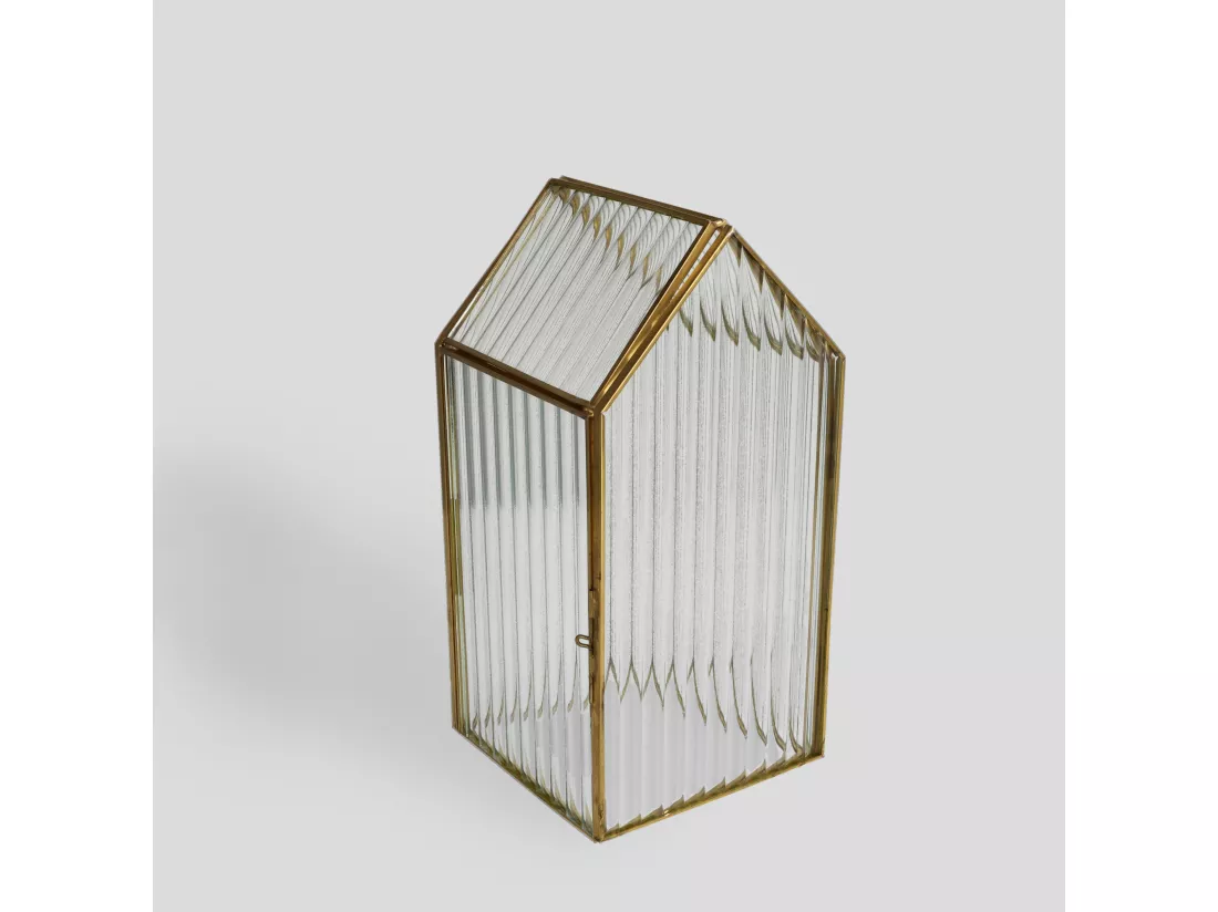 Lanterne Criste Or Moyen 25.5 x 12.5 x 12.5