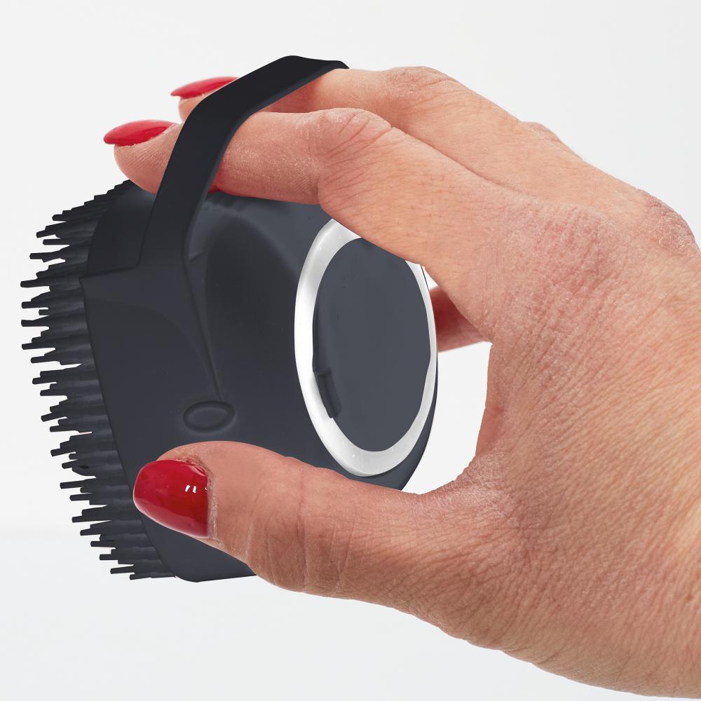 BROSSE A VAISSELLE AVEC RESERVOIR SILICONE