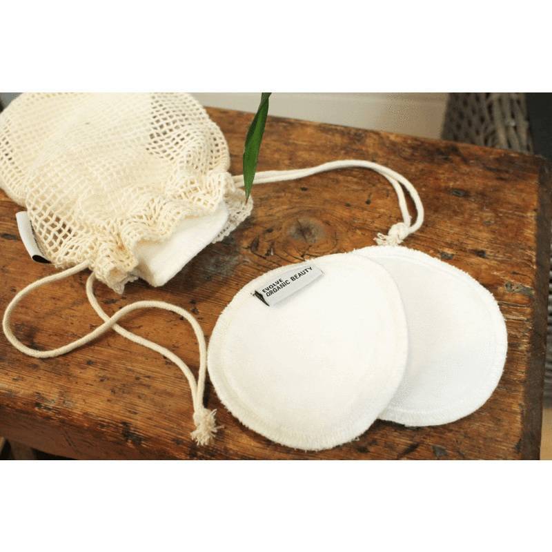 Evolve Bamboo Reusable Makeup Remover Pads 7 Pieces