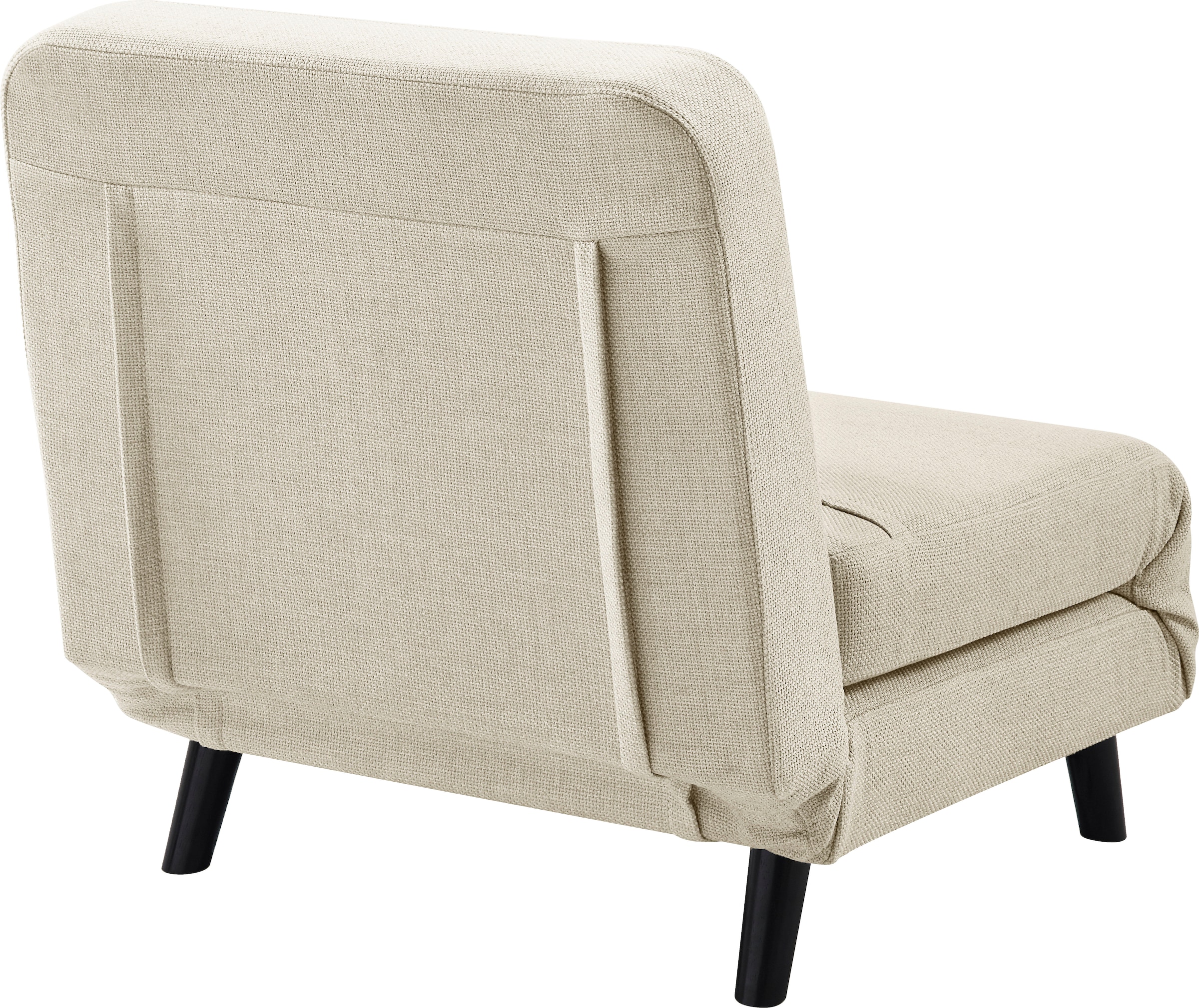 ATLANTIC home collection Sessel »Robby« inkl. Bettfunktion, mehrfach verstellbar, Strukturbezug
